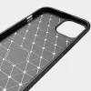 Techsuit - Carbon szilikon tok - iPhone 14 - Fekete