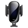 Baseus - Autós tartó Future (SUYL-WL01) - Gravitációs tartó szellőzőrácsra, 360° Forgatható, 4 - 6", Aluminium ötvözet - Black