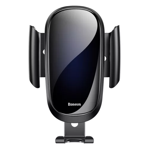 Baseus - Autós tartó Future (SUYL-WL01) - Gravitációs tartó szellőzőrácsra, 360° Forgatható, 4 - 6", Aluminium ötvözet - Black